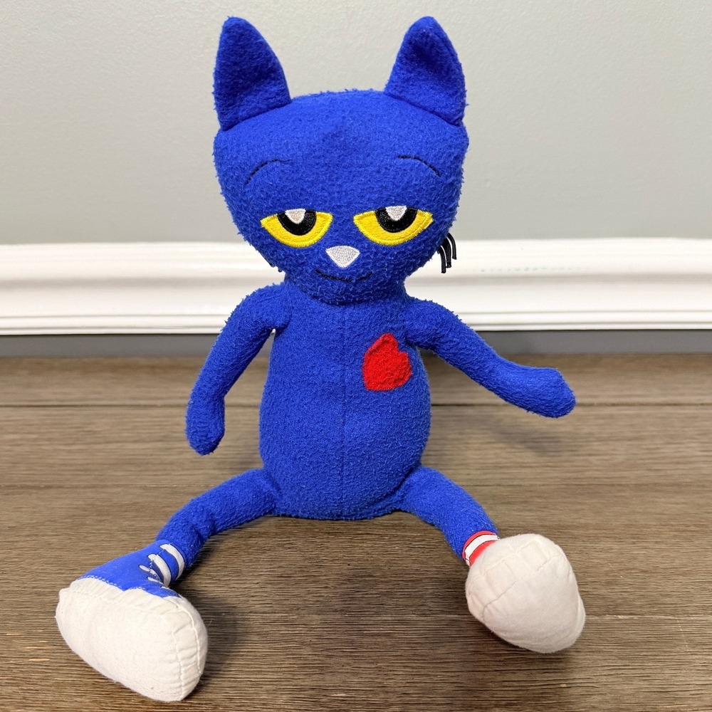 MerryMakers Pete the Cat‎ with Mismatched Shoes Plush